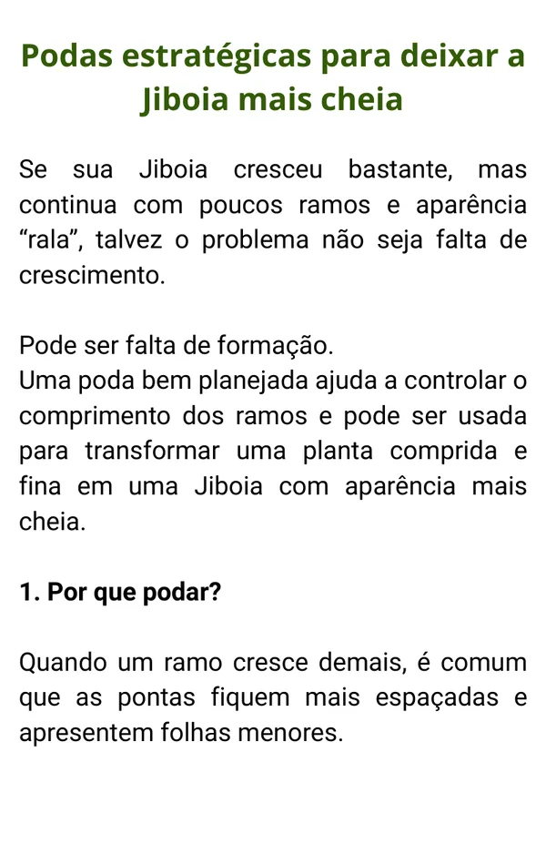 Página do ebook sobre podas estratégicas